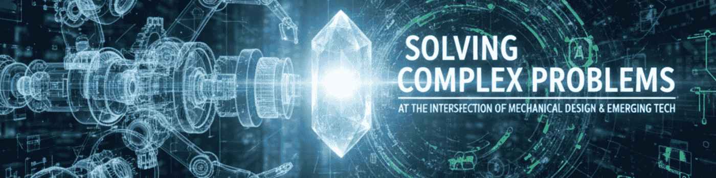 Habib Sy's new banner: a visual blend of mechanical design and emerging technology with a line about his expertise