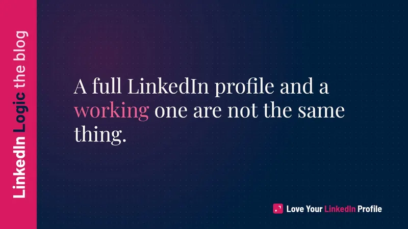 Stop guessing which LinkedIn sections you actually need